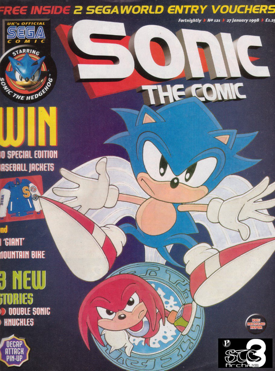 Sonic - The Comic Issue No. 121 Cover Page